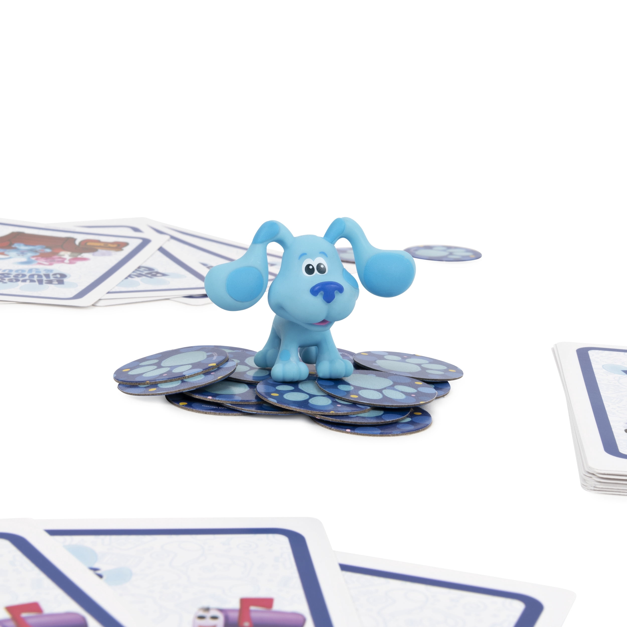Nickelodeon Blue's Clues Card Game with Figure, for Families and Kids Ages 3 and up