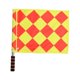 thumbnail image 1 of Bandera de árbitro Bandera de Seguridad de Tráfico Asta de Bandera de Acero Inoxidable Bandera de Señal Ligera Bandera de Mano para Fútbol Campo de Fú Cuadrado pequeño, 1 of 8