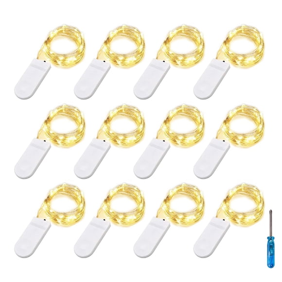 Fairy Lights BXROIU CR2032 funciona con pilas de 2 m y 20 LED