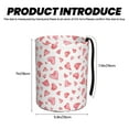 thumbnail image 3 of Wukai Hearts Print Car Trash Can - Easy to Clean Hanging Garbage Bin - Removable Liner - Leak-Car Garbage Can - Waterproof Trash Can for Car and SUV, 3 of 7