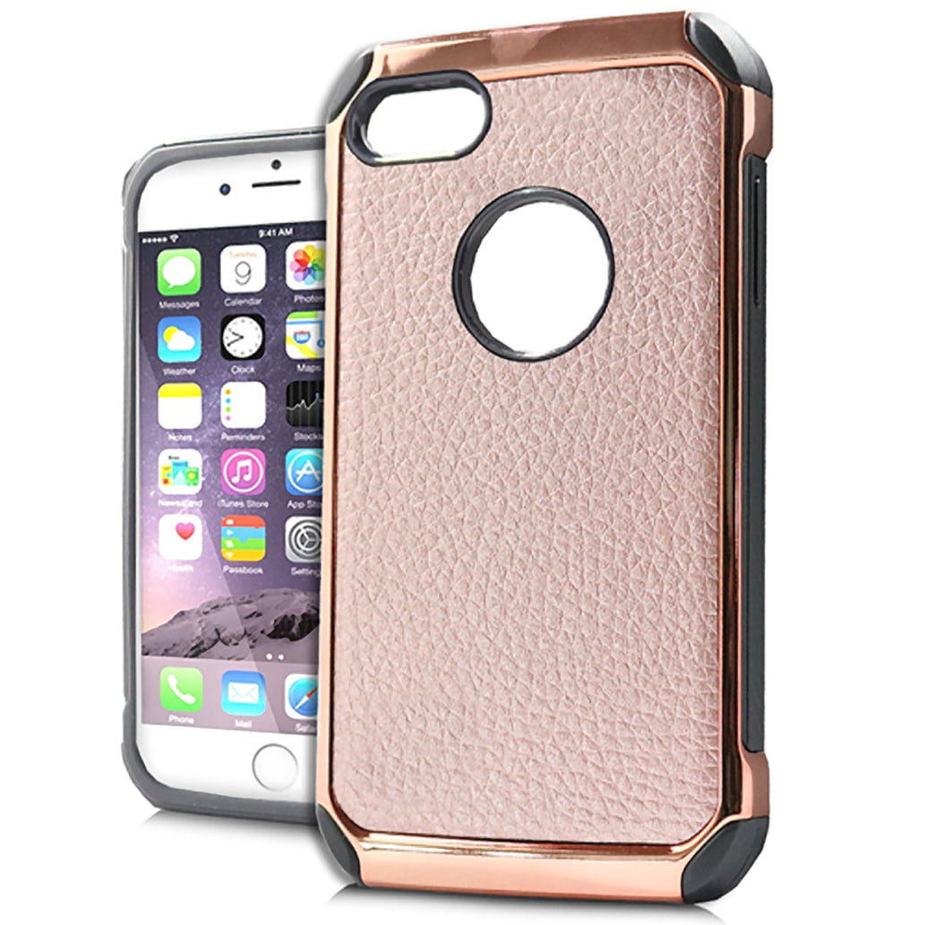 (XL) iPhone 7 Plus DELUXE Shock Case Rose Gold