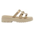 thumbnail image 2 of 985-99 Sandalia con plataforma beige Cklass 985-99, 2 of 2