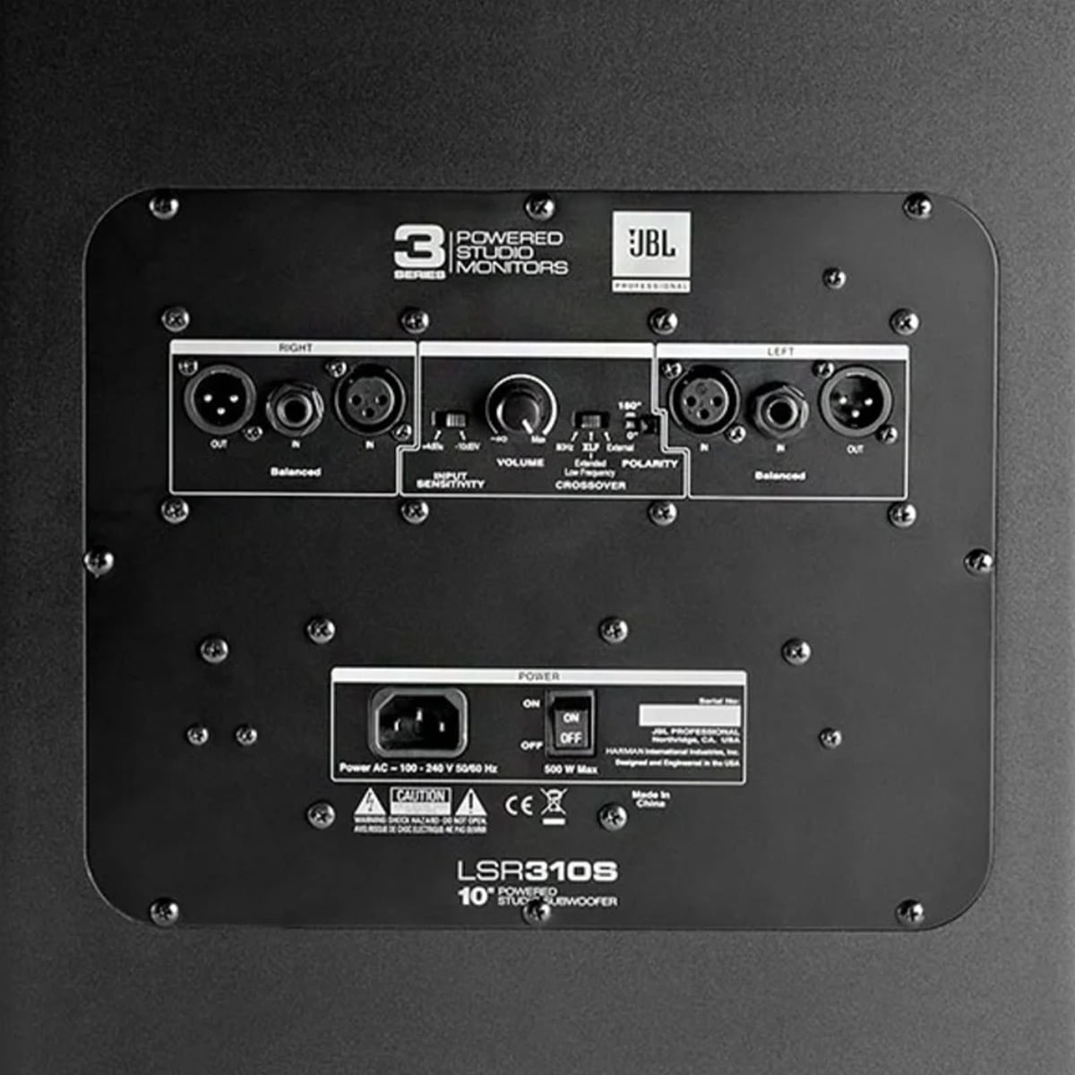 JBL Pro LSR310S 10 Inch Powered Studio Subwoofer