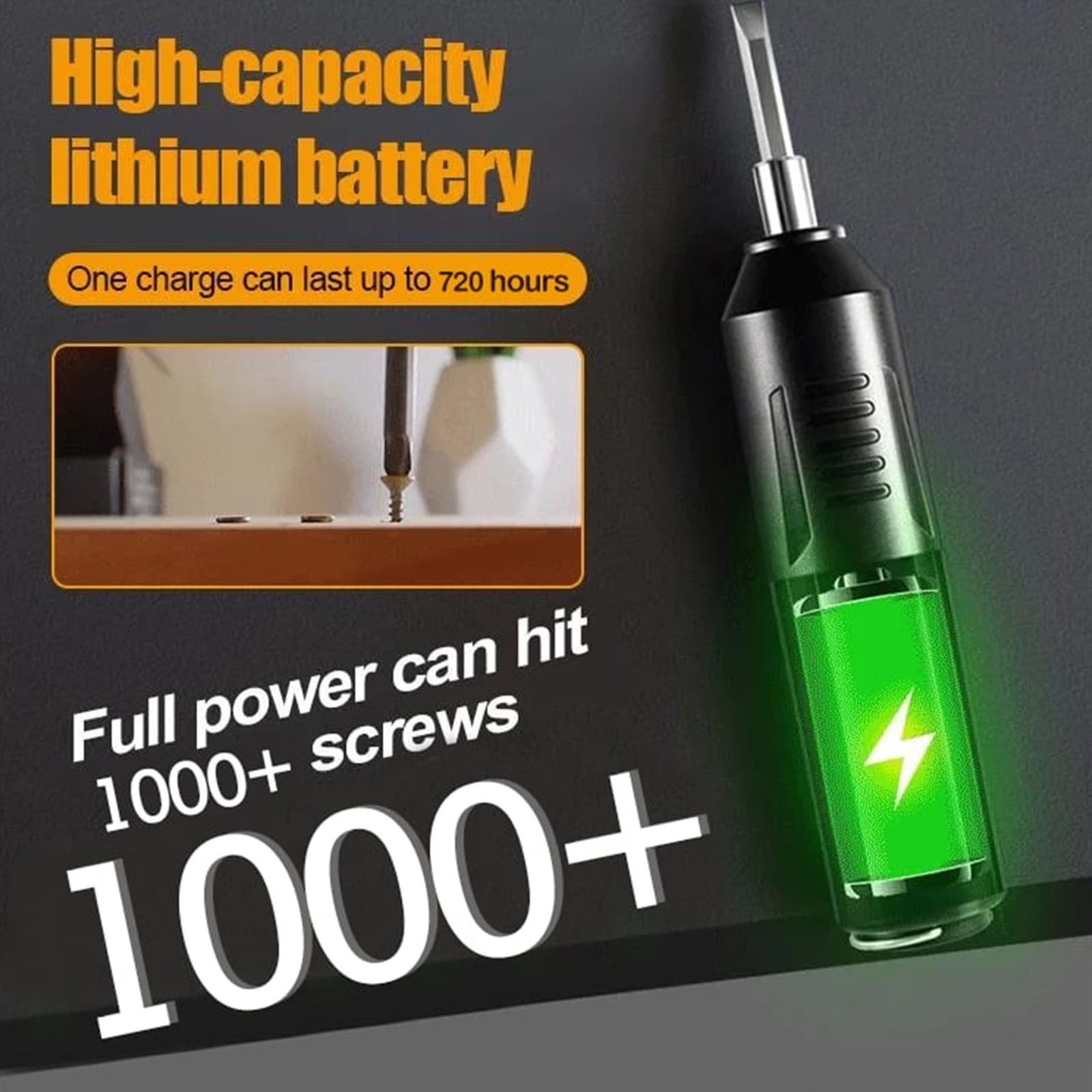 Rechargeable Mini Electric Screwdriver Set Cordless Hand Drill With 12 Bits For Home Diy Repair Small Tools