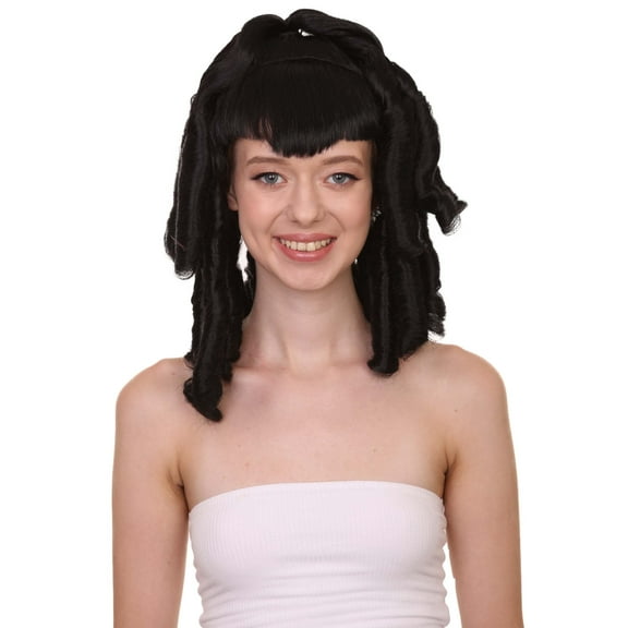 Curly Gothic Vampire Women's Wig | Vampires Character Cosplay Halloween Wigs | Premium Breathable Capless Cap