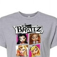 thumbnail image 3 of Bratz - Original Dolls Cartoon Drawing - Juniors Cropped Cotton Blend T-Shirt, 3 of 5
