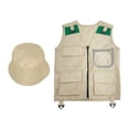 thumbnail image 3 of Conjunto de chaleco y sombrero de explorador perfke para niños actividades al aire libre, 3 of 9