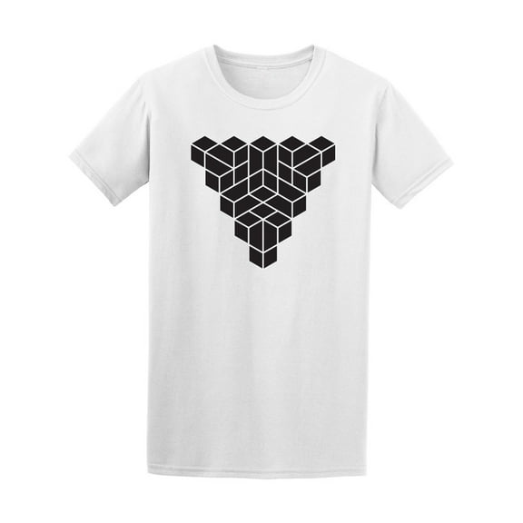 Geometric Triangle Puzzle Tee Men's -Image by Shutterstock