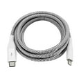 thumbnail image 1 of blackweb ™ 1.8 meter Lightning to USB-C Connector Charge & Sync Cable (White), 1 of 2