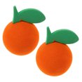 thumbnail image 1 of Raindrops 2Pcs Orange Car Antenna Toppers Protective Eva Material Decorative Auto Accessories, 1 of 7