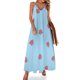 thumbnail image 1 of Homer's Mumu- King Size Homer- Vestido sin mangas con estampado grande Vestido para embarazadas Vestido largo para mujer Vestido de verano estilo coreano, 1 of 7