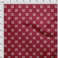 thumbnail image 3 of oneOone Cotton Cambric Fabric Square Kasuri Print Fabric By The Yard 56 Inch Wide, 3 of 4