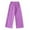 Purple, variant on LIhncine Girls Pants,2024 Girls' Clothing New Children's Clothing Style Pleated High Waist Casual Large Children's Pants Toddler Baby Girl Pants(Pink,7-8 Years)