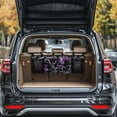 thumbnail image 3 of KUIFORTI Car Trunk Organizer and Storage, Machine Washable Purple Camo Car Backseat Organizers for SUV, Truck, MPV, Collapsible Cargo Storage Bag, Car Interior Accessories for Women, 3 of 6