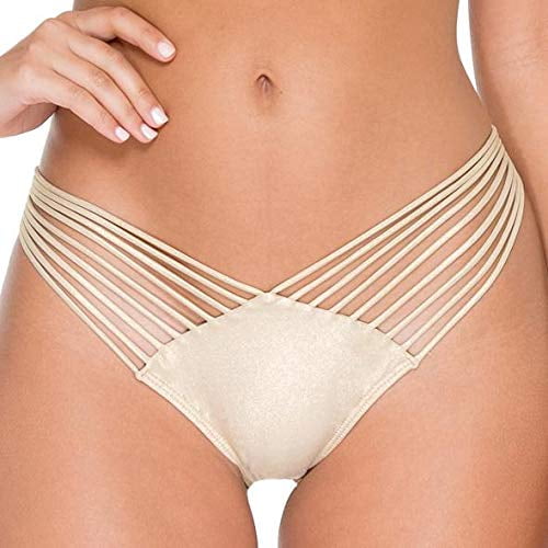 strappy brazilian bikini bottom