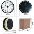 thumbnail image 2 of DIY 70MM Quartz Clock Insert Movement Arabic Roman Numeral Replacement Parts, 2 of 5