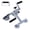 B, variant on Wliqien Portable Arm Bike with Suction Cup Base, Adjustable Resistance Hand Bike for Upper Limb Rehabilitation, Hand Cycle Exerciser Pedal, Physical Therapy for Stroke & Elderly, Home & Office Use