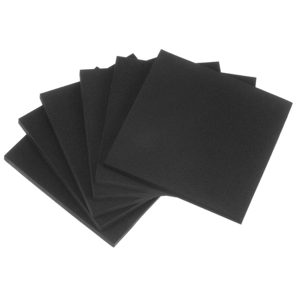 Paquete de 6 hojas de espuma acolchada de 1/4 de pulgada de grosor x 4 pulgadas de largo, hojas de espuma EVA antideslizantes y antivibración