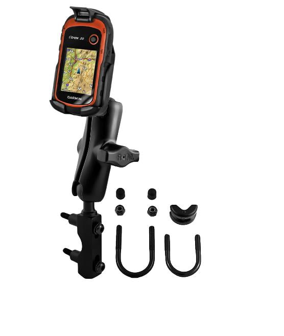 Waterproof Motorcycle/Bicycle GPS/Smartphone Mount Diamond Plate Adjustable