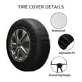 thumbnail image 4 of Kll Donuts Tire Cover,Universal Wheel Tire Cover For Trailer, Rv, Suv, Truck,Camper And Many Vehicle,(14 Inch), 4 of 7