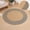 Coffee, variant on Cotton Rope Cat Rug, Washable Round Cat Scratch Mat with Tassels, Reversible Non-Slip Boho Area Rug for Indoor Cats, Soft Scratching Pad to Protect Furniture, Home Decor for Living Room Bedroom