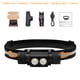 thumbnail image 3 of Faros LED LED Faro ajustable Cabeza de caza Linterna Sensor de movimiento Desdenable Detachable Manos libres Luz de búsqueda D10-GCU2 Cable USB Jumpingount OD002894-04B, 3 of 7