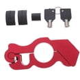 thumbnail image 5 of unbranded Steering Horn Lock Throttle Lock Front Brake Lock for Motorcycle 13.5X5.5cn Red, 5 of 8