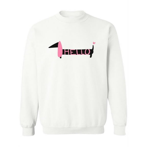Dachshund Drawing. Sweatshirt Women -Image by Shutterstock, Female XX-Large