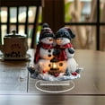 thumbnail image 3 of Christmas Snowman Desktop Decorations Santa Claus Desktop Decoration Home Office Acrylic Decoration Ornaments Christmas Decorations, 3 of 5