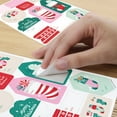 thumbnail image 4 of Big Dot of Happiness Christmas Stockings Gift Tag Stickers, Assorted Winter Holiday Party Gift Tag Labels, To and From Stickers - 12 Sheets - 120 Stickers, 4 of 8