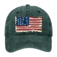 thumbnail image 2 of Helii American Flag Baseball Cap USA Hat for Men Women,Adjustable Sun Hat Trucker Dad Hat Snapback Caps Daily Outings Hat Outdoor Sports Hat, 2 of 4