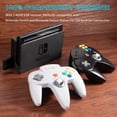 thumbnail image 3 of Manette en Ligne Sans Fil N64 2,4 GHz avec Commutateur, Récepteur USB et Récepteur N64, Compatible avec PC Windows, Portable, iOS, Mac, Raspberry Pi, N64 / Switch Online/NSO, 3 of 9