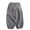 Black -AN14, variant on Classic Casual Pants for Girls Cotton Linen Striped Elastics Waist Spring Summer Trousers Toddler Long Pants Gray 90