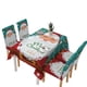 thumbnail image 1 of Mantel con temática navideña Cubierta de mesa de comedor Fiesta en casa de vacaciones Mantel impreso, Papá Noel Inevent HA8993-04B, 1 of 2