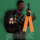 thumbnail image 1 of Reflector De Luz Intermitente Reflector luz intermitente portátil LED luminoso mochila escolar colgante (naranja), 1 of 6