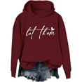 thumbnail image 7 of Let Them Hoodie, Let Them Sweatshirt, Let Them Shirt, Funny Mental Health Inspirational Let Them Hoodie For Women, 7 of 7
