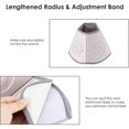 thumbnail image 4 of Collares de cono de protección antimordida para perro, gato, cachorro, Protector de cono para heridas, Collar de recuperación ajustable para perro con Velc, 4 of 5