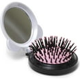thumbnail image 2 of Legami Compact Mirror Brush - Nice Hair Hairbrush - Panda Design, 2 of 2