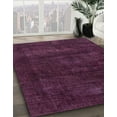 thumbnail image 2 of Ahgly Company Tapis d'Intérieur Rond Abstrait Prune Violet, 8 Pieds Rond, 2 of 6