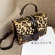 thumbnail image 5 of Bolso con estampado de leopardo Bolso de hombro con cadena de cuero PU Bolso bandolera con cadena decorativa para mujeres y niñas, 5 of 5