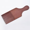 Wooden Comb Afro Pick Hair Lift Combs Beard Pick Natural Wood ...