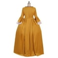 thumbnail image 5 of Outlander Claire Inspired Costume - Elegant Tudor Style Yellow Gown, 5 of 6