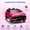 Pink, variant on Acekid 24V Electric Car Ride on Car 2-Seater SUV Parent Remote Control Variable Speeds Spring Suspension Wireless Music Player Blue