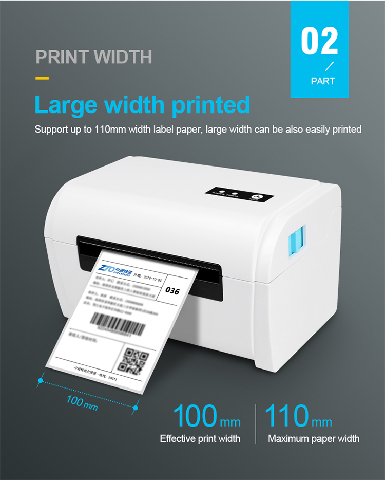 SIHAO Bluetooth Thermal Shipping Label Printer, 4x6in Portable Thermal Address Label Printer for Shipping Packages, Compatible with iPhone,Android,Windows,Mac,Chromebook