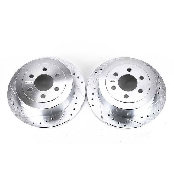 Power Stop AR8762XPR Evolution Drilled & Slotted Rotors -Rear