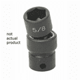 thumbnail image 2 of Grey Pneumatic 3/8" Drive x 22mm Standard Universal Socket 6 Point - Black, 2 of 2