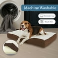 thumbnail image 3 of PETMAKER Orthopedic Memory Foam Pet Bed - Brown, 30" x 20.5", 3 of 8