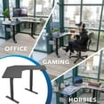 thumbnail image 6 of Mount-It! Eclectic Height Adjustable Corner Sit-Stand Desk, Ergonomic, New Design, 6 of 10