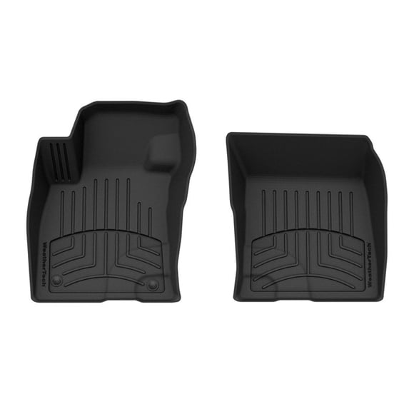 Fits 2021-2022 Ford Escape Weathertech Floor Liner 4417171IM FloorLiner HP; Molded Fit With Underside Nibs; Black; Thermoplastic Elastomer TPE Injection Molded Material; 2 Piece