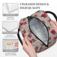 thumbnail image 5 of Haiem Rose Flowers Printed Lunch Bag Women, Lunch Box Lunch Bag for Women, Small Leakproof Cute Lunch Tote Large Capacity Reusable Insulated Cooler Lunch Container, 5 of 6